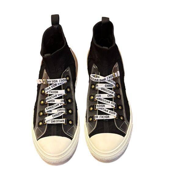 Christian Dior Walk'n'Dior Sneaker Macrocannage Technical Mesh in Black Size 7 1 - Picture 5 of 10